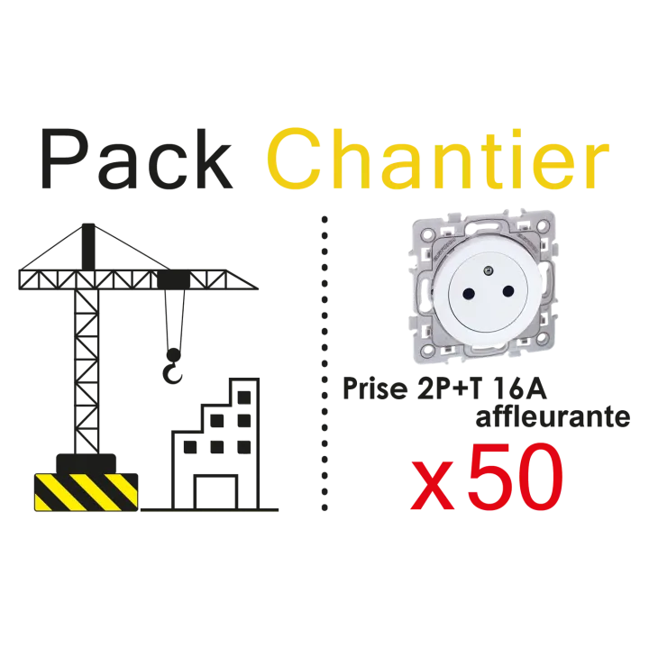 Square Lot 50 Prises Affl. Blc "Top Chantier"