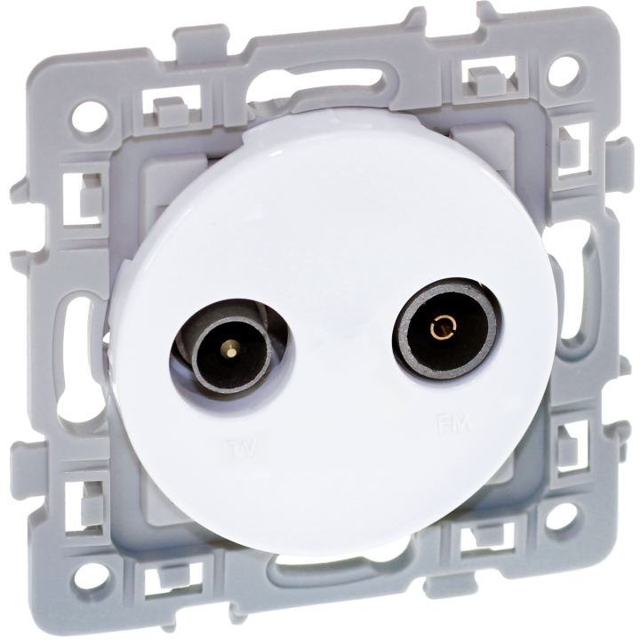 Square Prise Tv-Fm Blc D