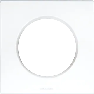Square Plaque Blanc 1P D