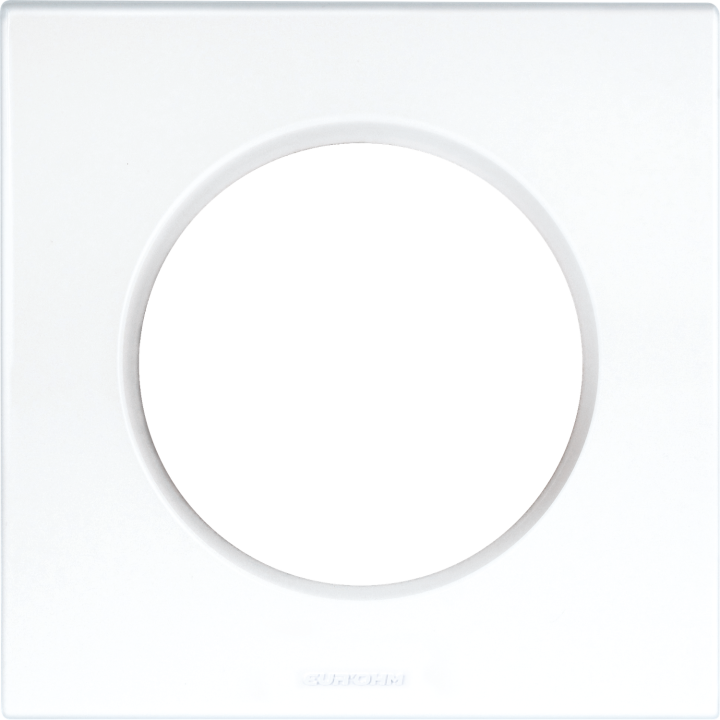 Square Plaq Blc 1P D