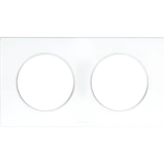 Square Plaque Blanc 2P Entr 71 D