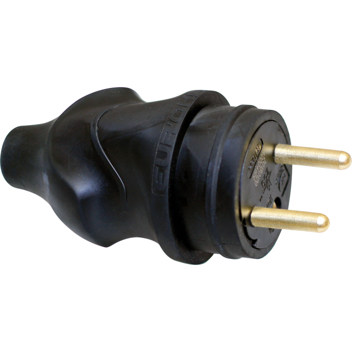 Fiche 16A Caoutchouc Ip44 D