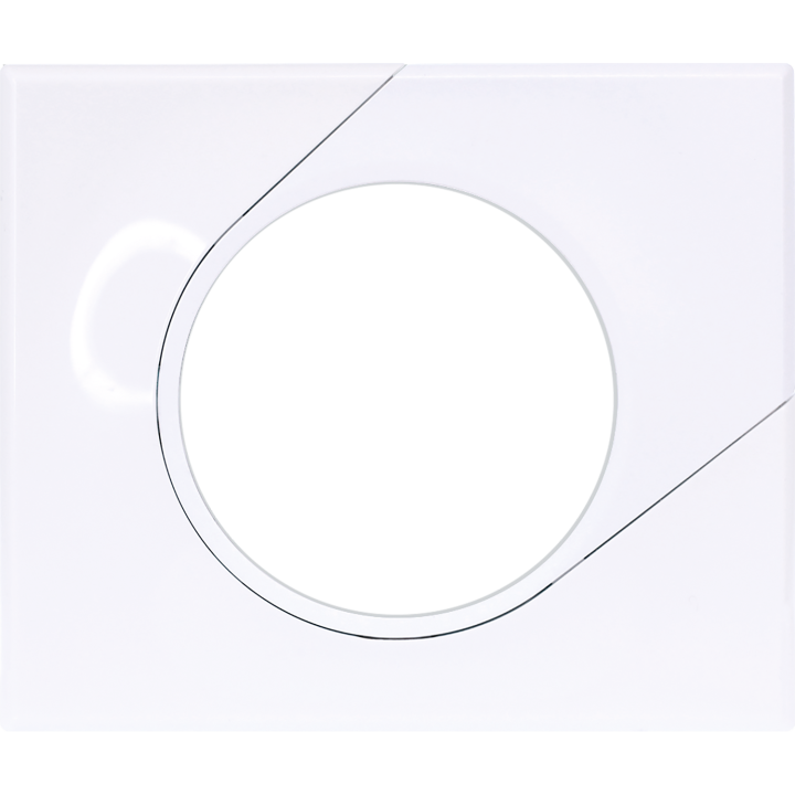 Comete Plaque 1 Poste Classic White