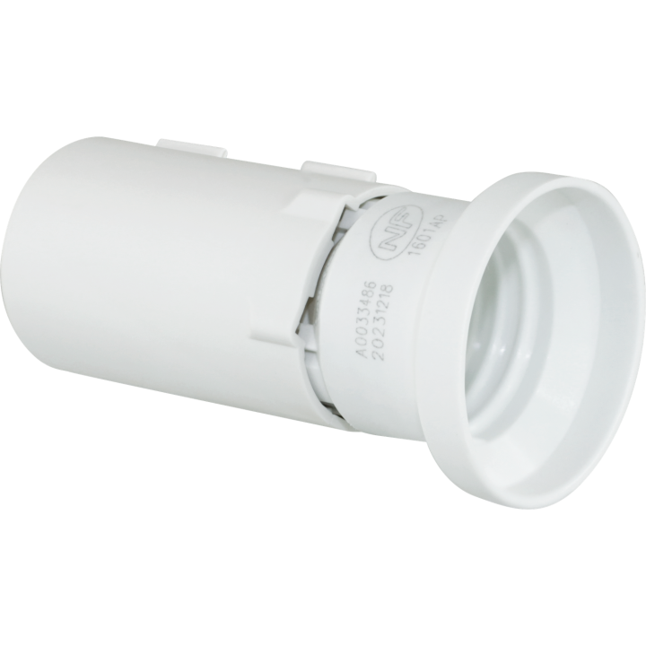 Douille De Chantier E27 Blanche D