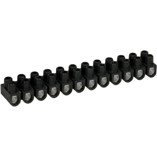 Barrettes Acier Noire 6 Mm²