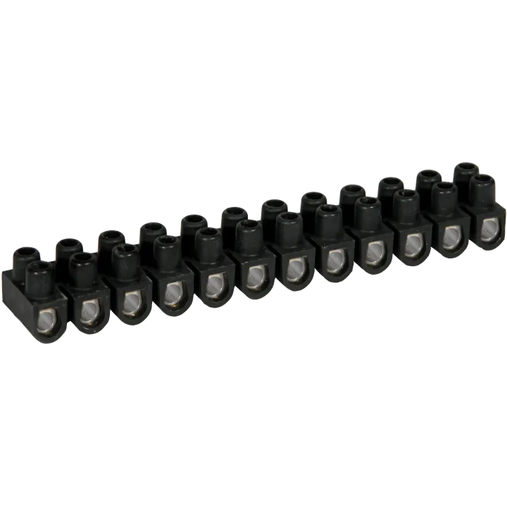 Barrettes Acier Noire 6 Mm²