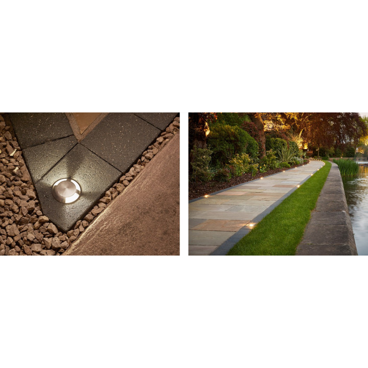 Gl200 5,7W 270Lm 3000K 90° Ip65 Acier Inoxydable