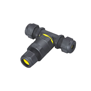 CONNECTEUR 3 PIN IP68 NOIR MAT