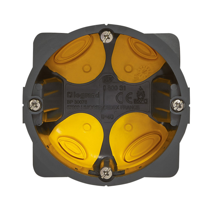 Boîte Eco Batibox- 1 poste D67mm-prfondeur 50mm