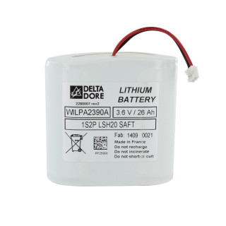 Bloc Pile Pour Centrale Sirene 8 Zone Cs 8000 Tyxal+, Sirene In