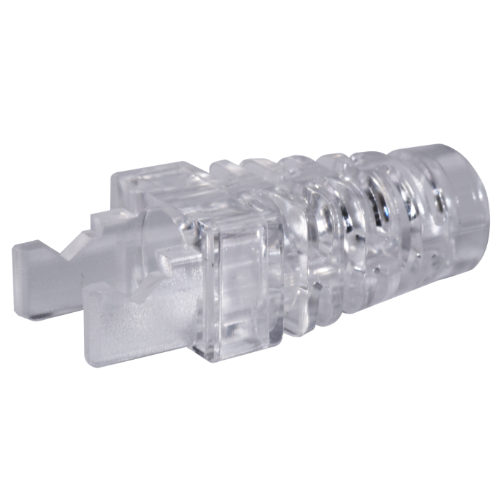 MANCHON TRANSPARENT RJ45 NAVETTE Boite 50 PC