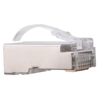 Connecteur Rj45 Ftp Cat6 Traversant Navette 8C1.1/6.5 Boîte 50 Pc
