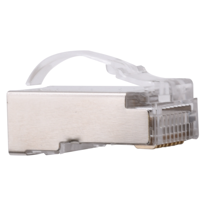 CONNECTEUR RJ45 FTP CAT6 TRAVERSANT NAVETTE 8C1.1/6.5 Boite 50 PC