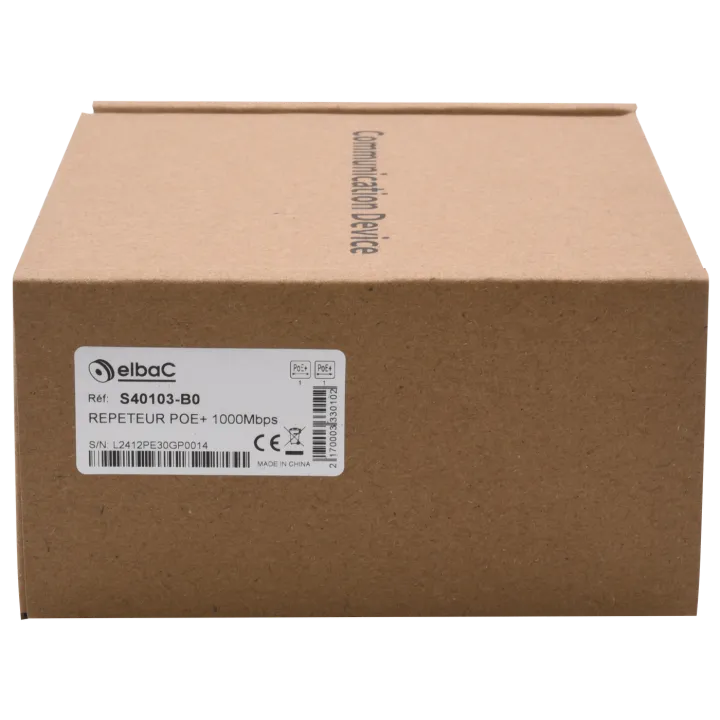 Repeteur Poe+ 1000Mbps Boîte 1 Pc
