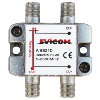 Dérivateur 5 - 2 300 MHz 2 sorties  -10 dB
