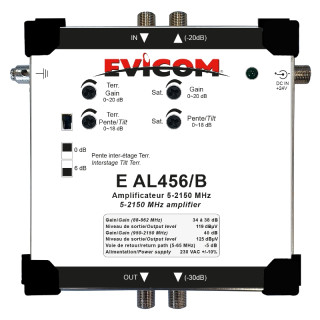 Amplificateur C3/C4 Pied De Colonne, Connectique F