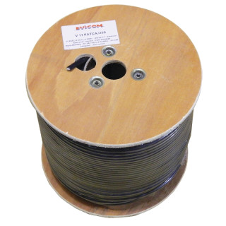 Câble Noir -17Db En 250 M Classe A -Au Metre, Se Vend Par 250