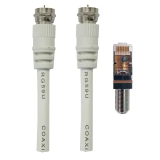 Cordon Balun Rj 45 /F Mâle (Long: 2 Mètres)