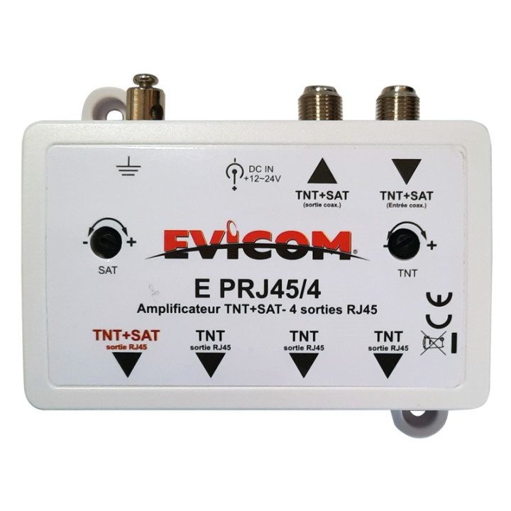 Amplificateur Hf/Rj45 Pour Distribution Sur Réseau Ethernet