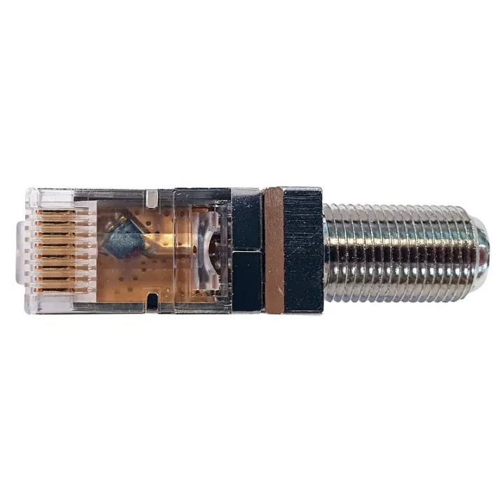 Sachet de 10 adaptateurs Balun RJ45 vers F 