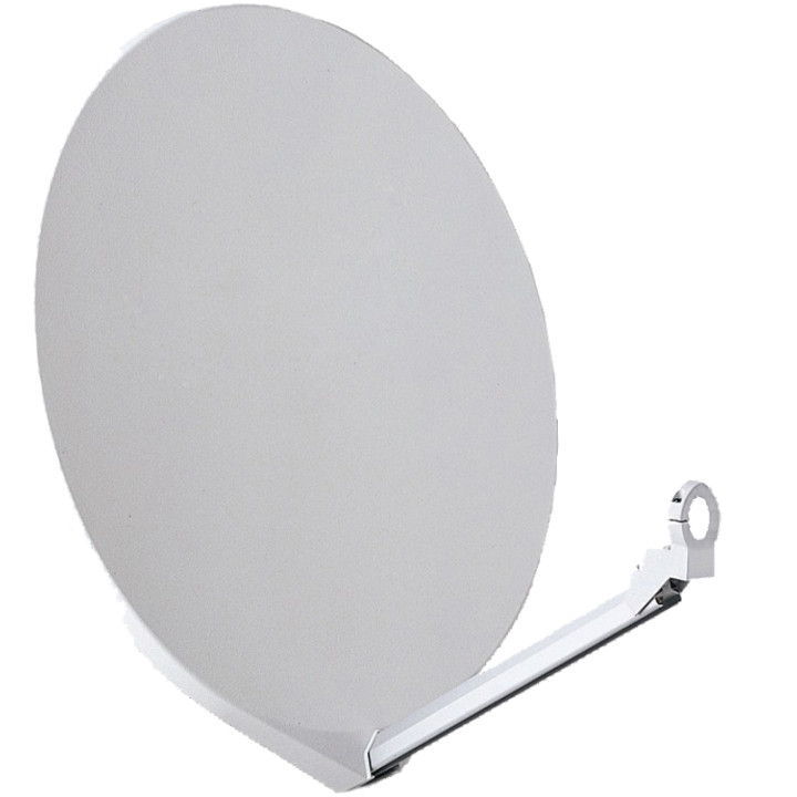 Parabole fibre-SMC 100 cm blanche-  Dim : 100 x 90 cm