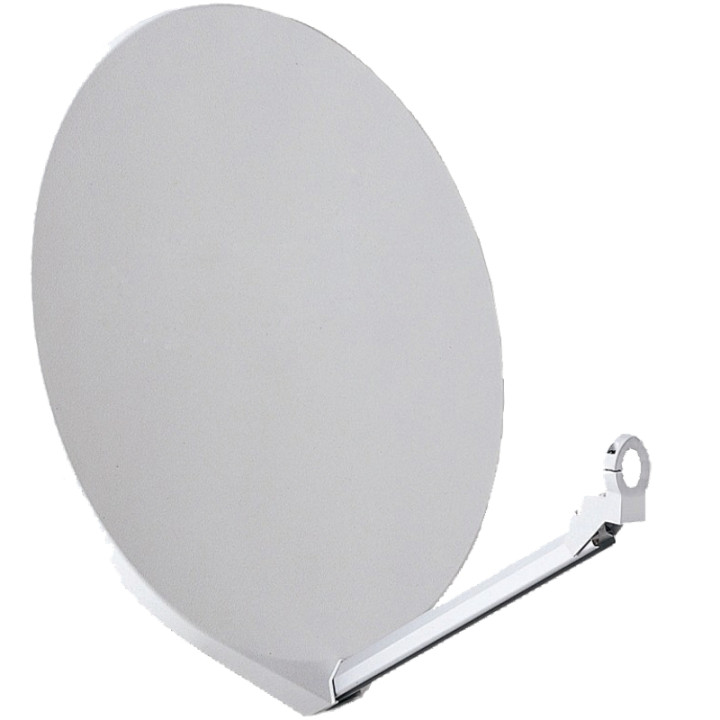 Parabole Fibre-Smc- 80 Cm Blanche - Dim : 81 X 75 Cm