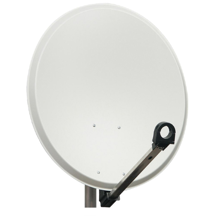 Parabole Acier Grise 80 Cm - Dim : 63 X 58 Cm