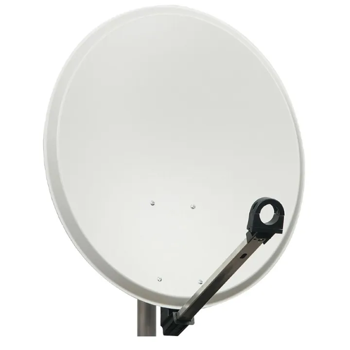 Parabole Acier Grise 80 Cm - Dim : 63 X 58 Cm