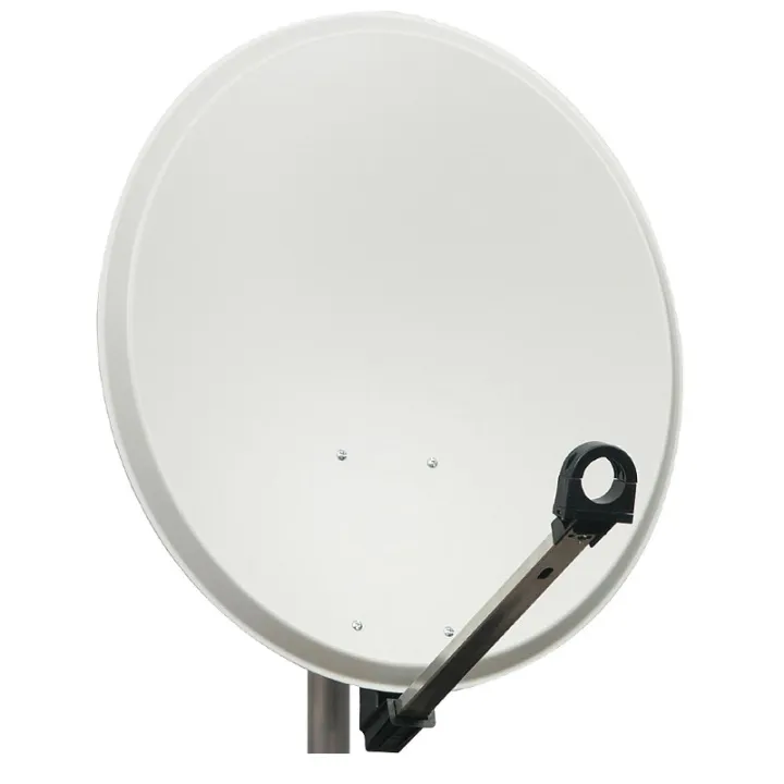 Parabole Acier Grise 65 Cm - Dim : 63 X 58 Cm