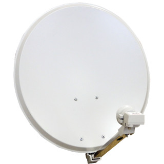 Kit Parabole Acier 65Cm + Lnb Universel.