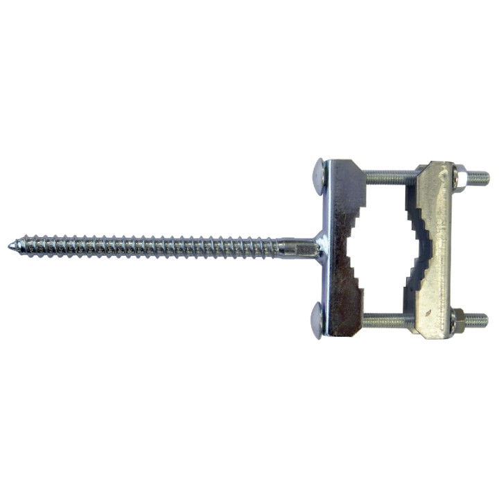 Collier tire-fond  12mm pointe en vrille, longueur 15 cm