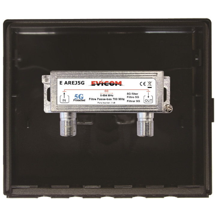 Filtre 5G-Lte Version Extérieure (Boîtier Étanche), Conforme Anfr.