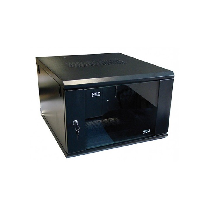 Coffret 19 Acier Laminé Porte Vitrée Avec Serrure Ip120 Ik10 12