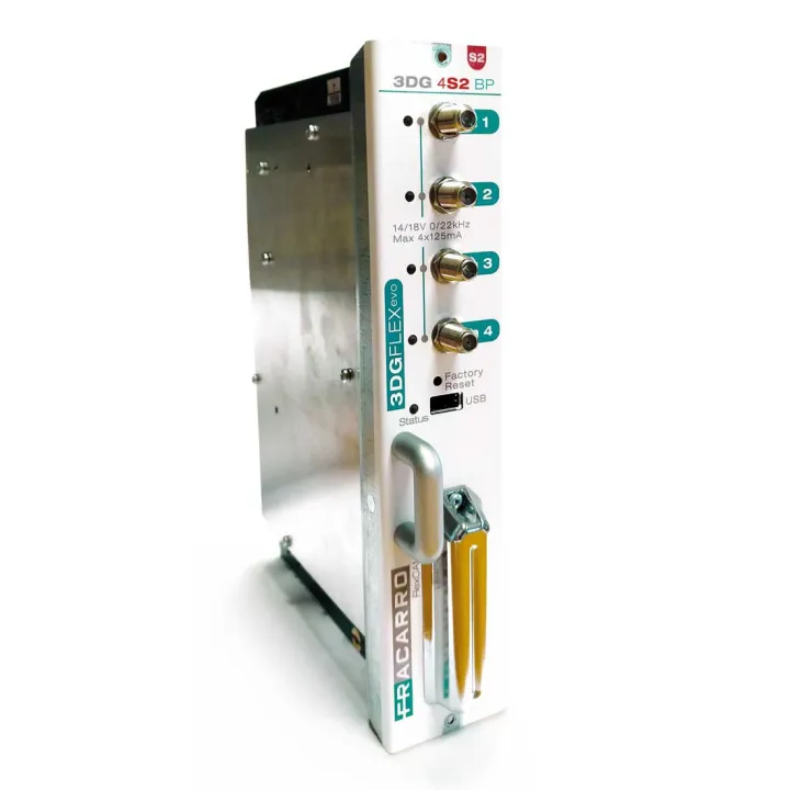 Quadruple Transmodulateur Dvbs2/Back Panel