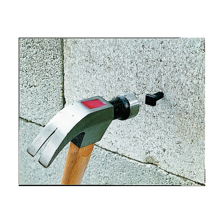 Cheville Murale À Frapper Pour Trou Ø 7 À 8 Mm En Pa6Hir Noir - Lok01