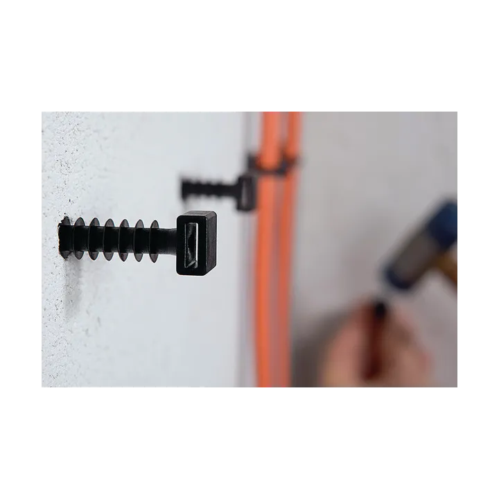 Cheville Murale À Frapper Pour Trou Ø 7 À 8 Mm En Pa6Hir Noir - Lok01