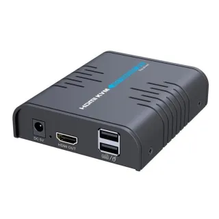 Extendeur Hdmi 1080P & Usb Sur Rj45 Jusqu'À 120M
