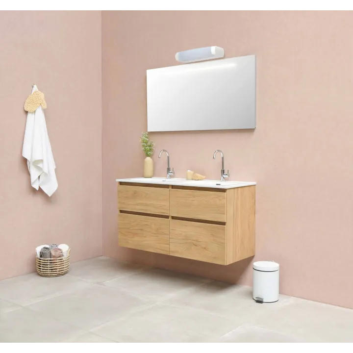 Reglette Salle De Bain Eo S19 Led 400Lm 3000K Pc 20Va Blanc