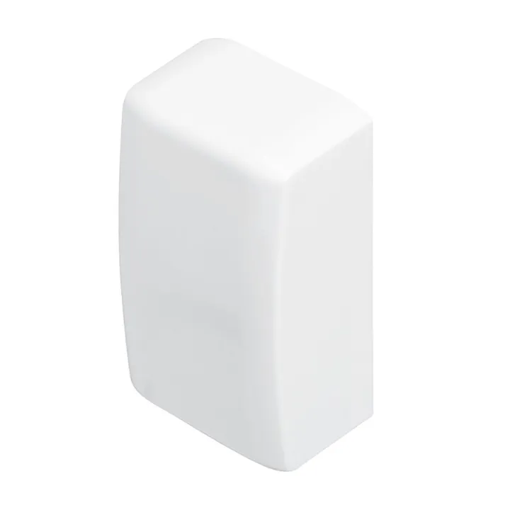 Embout Pour Moulure Keva 32Mmx12Mm - Pvc Blanc Artic