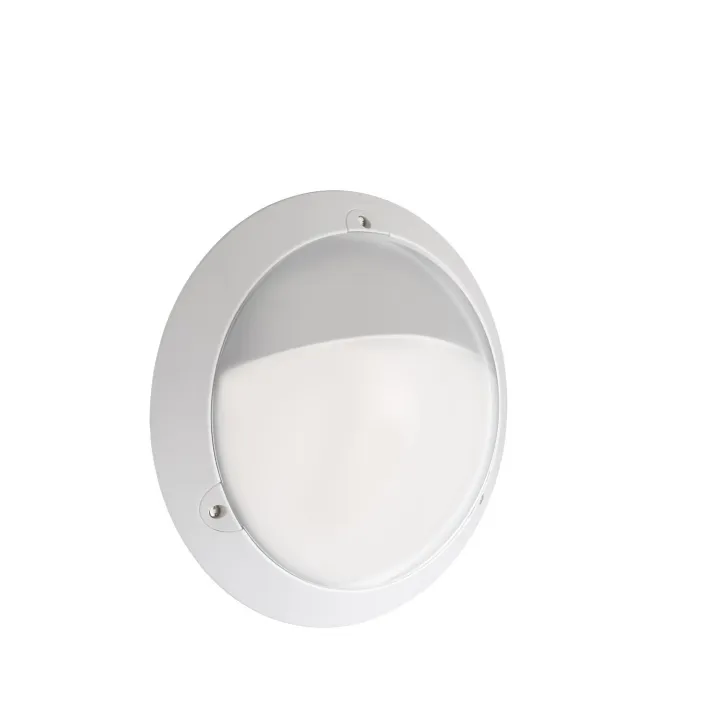 Hublot Voila Asymétrique Blanc Module Led 3600 Lm 4000K+Détecteur-Vav