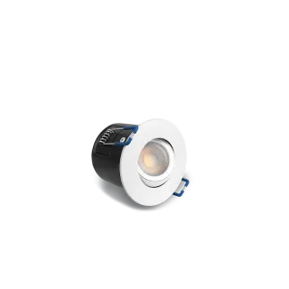 Plafonnier Downlight Edgar 6W 2.5 Ip65 Orientable Cct Changing - Blanc