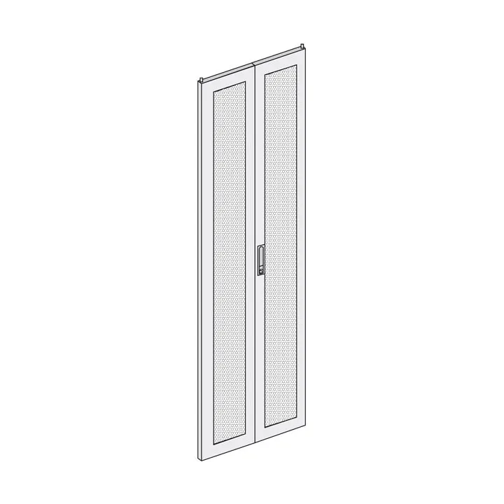 Double Porte Av-Ar Ligne 800 Ventilee 42U Largeur 800