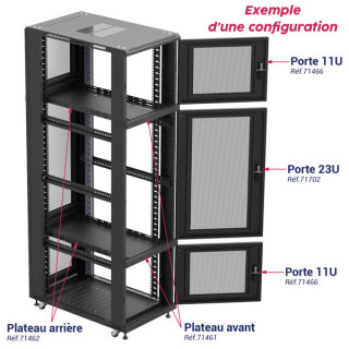 PLATEAU ARRIERE POUR QUART DE BAIE COLOCAT® 