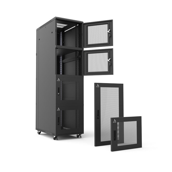 PORTE 23U NID D'ABEILLE POUR BAIE 47U LARG 600 OPTION DEMIE BAIE