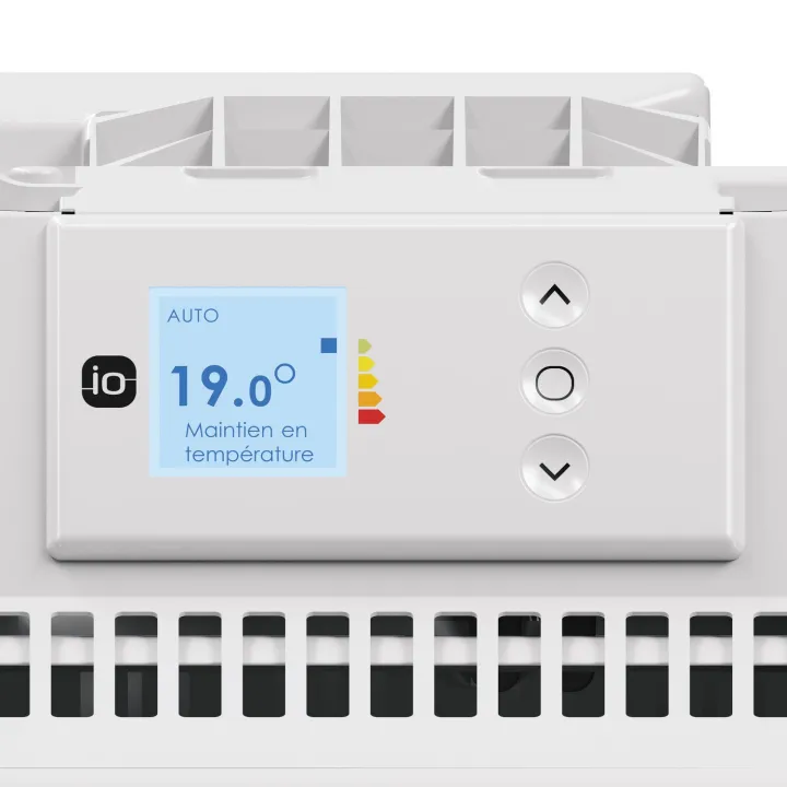 Radiateur Connecté Gain De Place Ingénio 4 Horizontal 1000W Blanc Mat