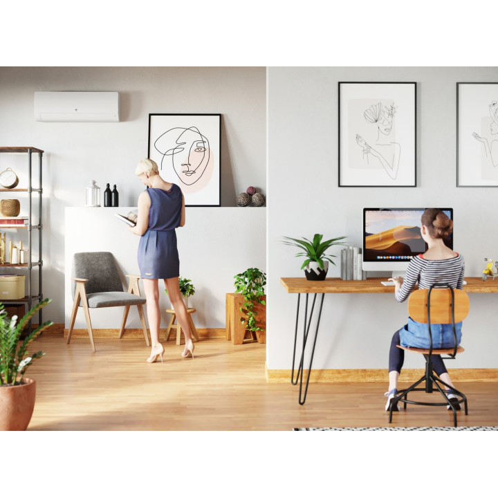 Pac Air-Air / Climatisation Réversible Nagano Ui Murale Pure 4200W R32