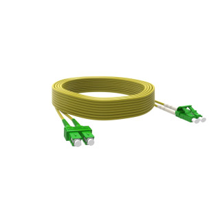 Jarretiere Optique Mono Os1/2 9/125 Apc Dplex Lcapc/Scapc 10M