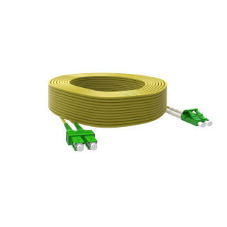 Jarretiere Optique Mono Os1/2 9/125 Apc Dplex Lcapc/Scapc 20M