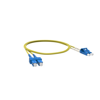 Jarretiere Optique Mono Os1/2 9/125 Dplex Lc/Sc 1M