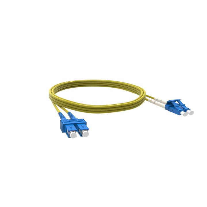 Jarretiere Optique Mono Os1/2 9/125 Dplex Lc/Sc 2M